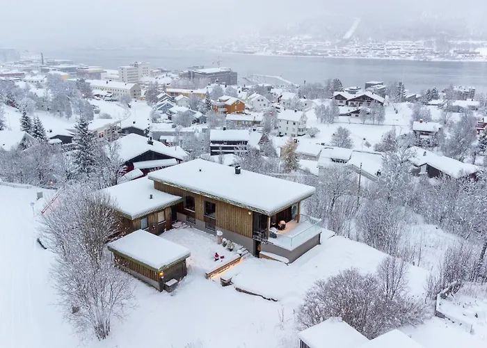 公寓 The Arctic Panorama With Outdoor Jacuzzi 特罗姆瑟